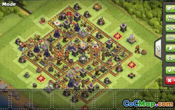 CoC Town Hall 11 Base Layouts & Maps | Trophy, War, Home Village #33317