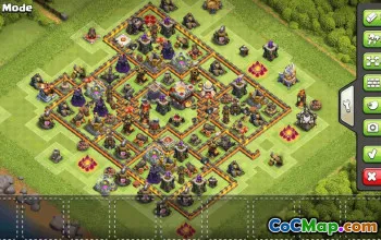 CoC Town Hall 11 Base Layouts & Maps | Trophy, War, Home Village #33319