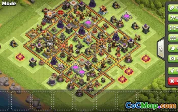 CoC Town Hall 11 Base Layouts & Maps | Trophy, War, Home Village #33585