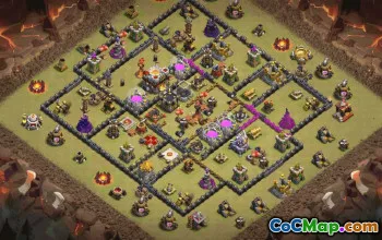 CoC Town Hall 11 Base Layouts & Maps | Trophy, War & Home Village #33926