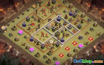 CoC Town Hall 11 Base Layouts & Maps | Trophy, War & More #31906