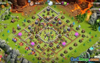 CoC Town Hall 11 Base Layouts & Maps | War, Farm & Home Village #27218