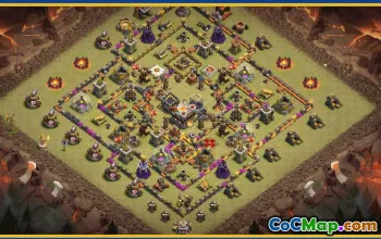 CoC Town Hall 11 Base Layouts & Maps | War, Farm, Trophy Bases #28826