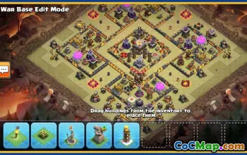 CoC Town Hall 11 Base Layouts & Maps | War & Farming Bases #30336