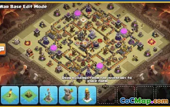 CoC Town Hall 11 Base Layouts & Maps | War & Farming Bases #30386
