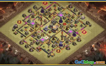 CoC Town Hall 11 Base Layouts & Maps | War, Farming, Trophy #29878