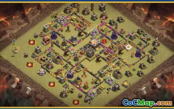 CoC Town Hall 11 Base Layouts & Maps | War & Trophy Bases #29152