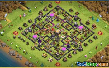 CoC Town Hall 11 Base Layouts & Maps | War, Trophy, Farm Bases #30407
