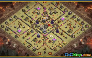 CoC Town Hall 11 Base Layouts & Maps - War, Trophy, Farming #29659