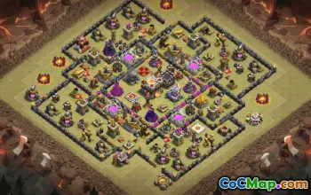 CoC Town Hall 11 Base Layouts & Maps | War, Trophy & Farming Bases #32622