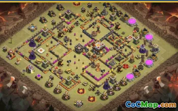 CoC Town Hall 11 Base Layouts & Maps | War, Trophy & Home Village #28309