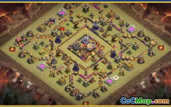 CoC Town Hall 11 Base Layouts & Maps | War, Trophy, Home Village #29610