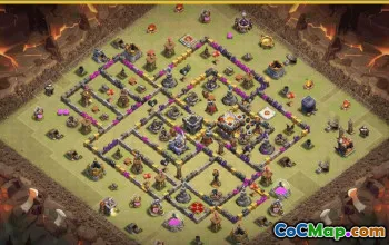 CoC Town Hall 11 Base Layouts & Maps | War, Trophy & Home Village #29850