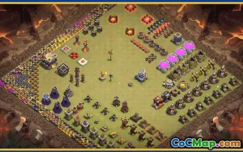 CoC Town Hall 11 Base Layouts & Progress Map | Home Village & Links #29950