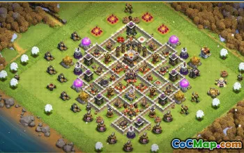 CoC Town Hall 11 Base Layouts & Tips | Map, War & Trophy Bases #30133
