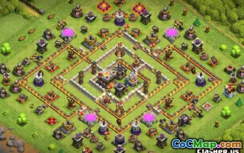 COC TOWN HALL 11 BASE LATEOTS & TROPHY MAPS - نسخة الآن! #13225