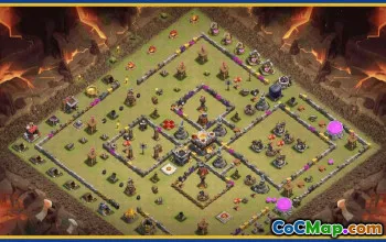 CoC Town Hall 11 Base Layouts & Trophy Maps | Home Village, Links #29396