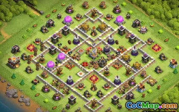 Coc Town Hall 11 Base Layouts - War & Home Village Maps #12956