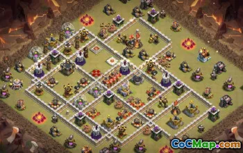 Layouts de base 11 da prefeitura de CoC: Mapas de Guerra e Vila Home #14817