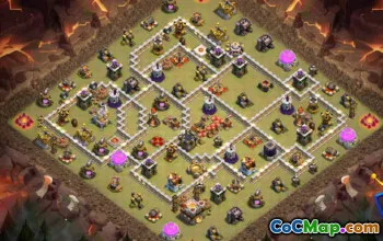 CoC Town Hall 11 Base Layouts & War Maps | Copy & Download #27670