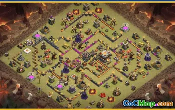CoC Town Hall 11 Base Layouts & War Maps | Copy & Download #28008