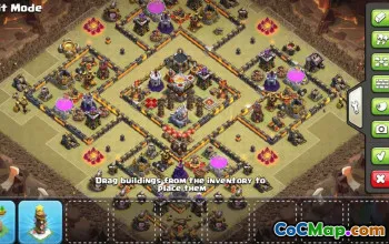 CoC Town Hall 11 Base Layouts & War Maps | Home, Trophy, Link #32661
