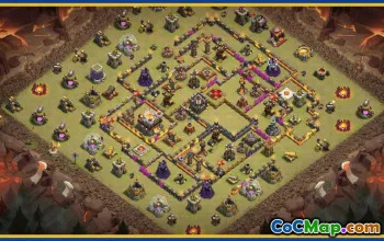 CoC Town Hall 11 Base Layouts & War Maps | Home Village Designs #29418