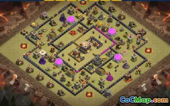 CoC Town Hall 11 Base Layouts & War Maps | Home Village & Trophy Bases #31024