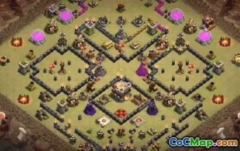 CoC Town Hall 11 Base Layouts & War Maps | Home Village, Trophy & More #31420