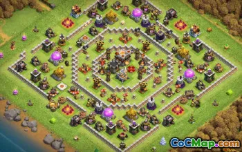 COC Town Hall 11 Baslayouter: War, Trophy, Farming Maps #14148