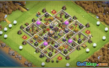 CoC Town Hall 11 Base Layouts | War, Trophy, Farming, Maps #30134