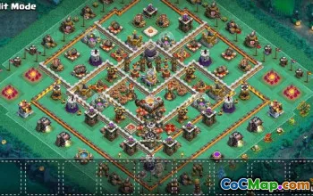 COC市政厅11基础布局：战争，奖杯和家乡＃14​​336