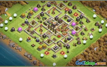 CoC Town Hall 11 & Base Layouts | War, Trophy & Home Village #30146