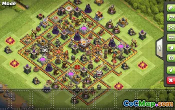 CoC Town Hall 11 Base Layouts – War, Trophy, Home Village #33587