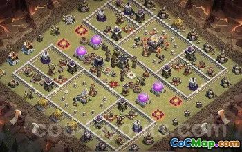 CoC Town Hall 11 Base Layouts: War & Trophy Maps #16695