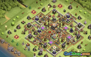 CoC Town Hall 11 Base Layouts & War & Trophy Maps #33902
