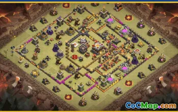 CoC Town Hall 11 Bases & Layouts | War, Farming, Trophy, Map #28040