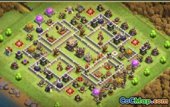CoC Town Hall 11 Bases & Layouts | War, Trophy, Home Village #27787