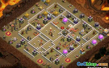 CoC Town Hall 11: Melhores layouts de base e mapas para a guerra #13817