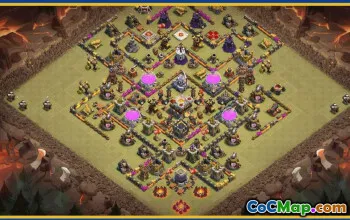 CoC Town Hall 11 Copy Base Layouts & Links | War, Trophy, Home Village #30321