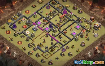 CoC Town Hall 11 Layouts & Base Maps | Copy & Download #33928