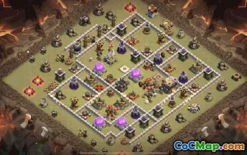 CoC Town Hall 11 Layouts & Base Maps | Home, War, Trophy, Farming #33340