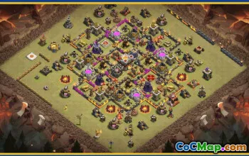 CoC Town Hall 11 Layouts & Farming Bases | Home & Trophy Maps #29476