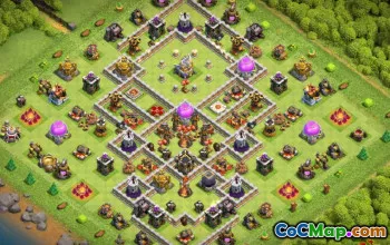 Coc Town Hall 11 Layouts: Home, War Base & Maps #12962