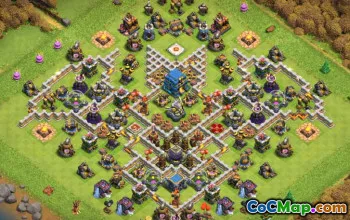 Coc Town Hall 12 Basislayouts: Landwirtschaft, Hybrid & mehr #14345