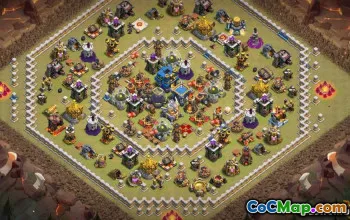 COC Town Hall 12 Base Düzenleri: Çiftçilik ve Kupa Haritaları #13497