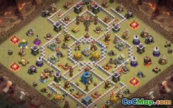 COC Town Hall 12 Base Düzenleri: Çiftçilik ve Kupa Haritaları #13498