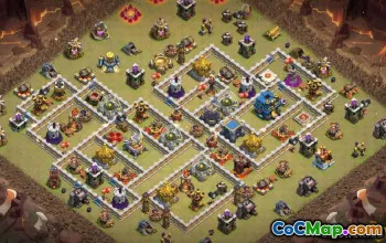 COC Town Hall 12 Base Düzenleri: Çiftçilik ve Kupa Haritaları #13501
