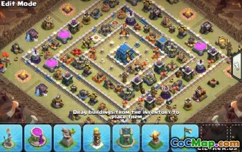 Primăria COC 12 machete de bază: hărți agricole și trofee #13582