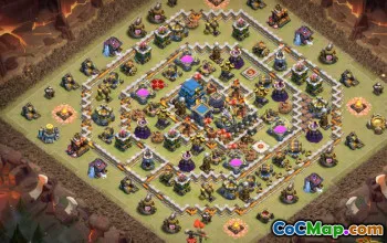 Coc Town Hall 12 Base Layouts: Farming, Trofee, & Maps #13942